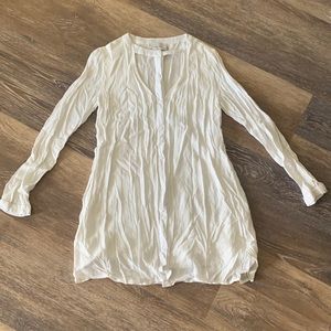 Dress Forum white button down mini - small
